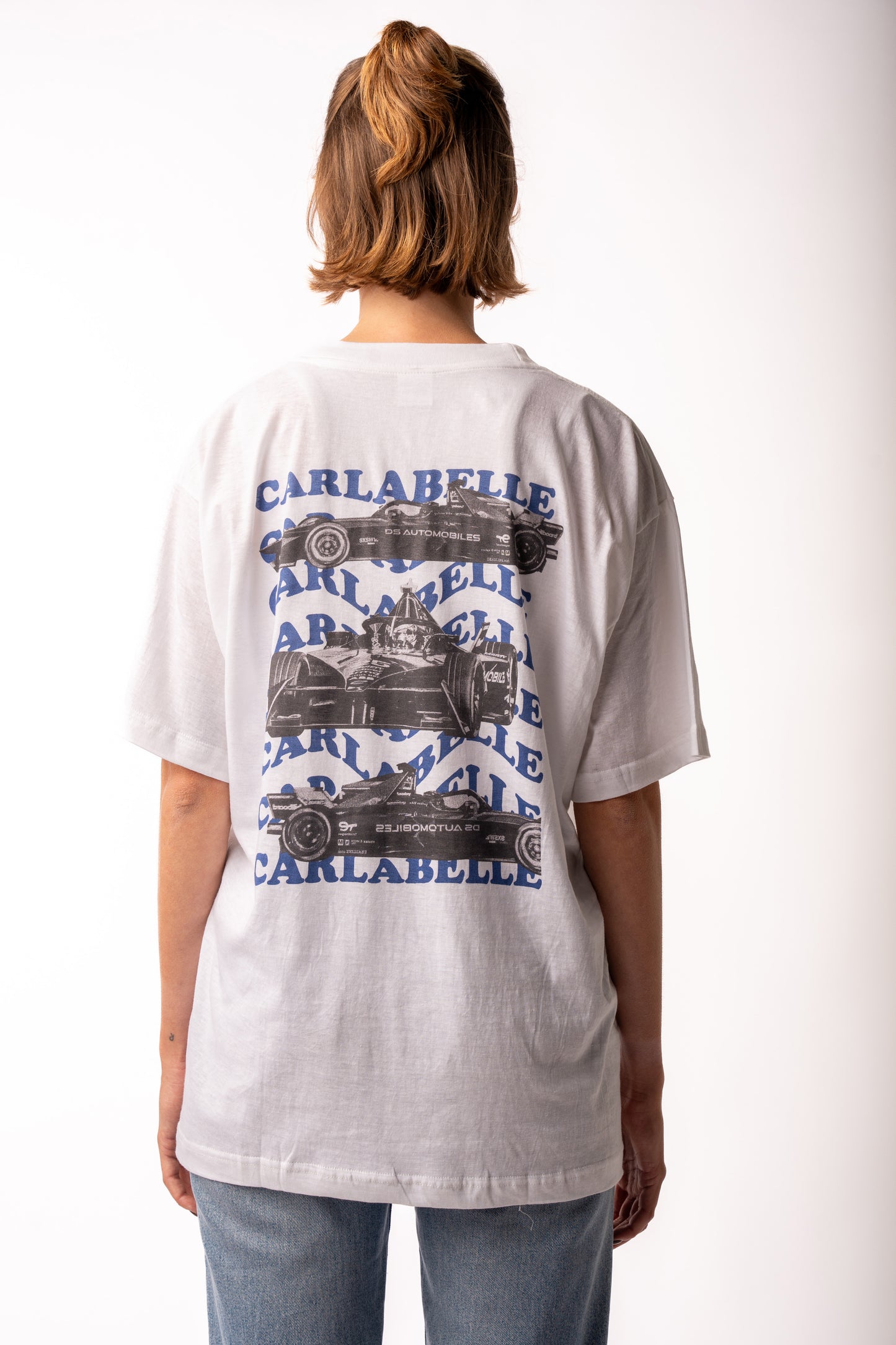 CARLABELLE Racing White T-Shirt