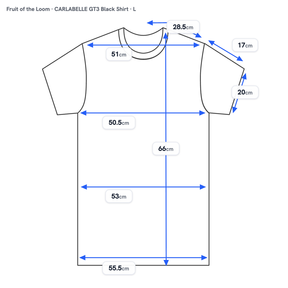 CARLABELLE GT3 Black T-Shirt