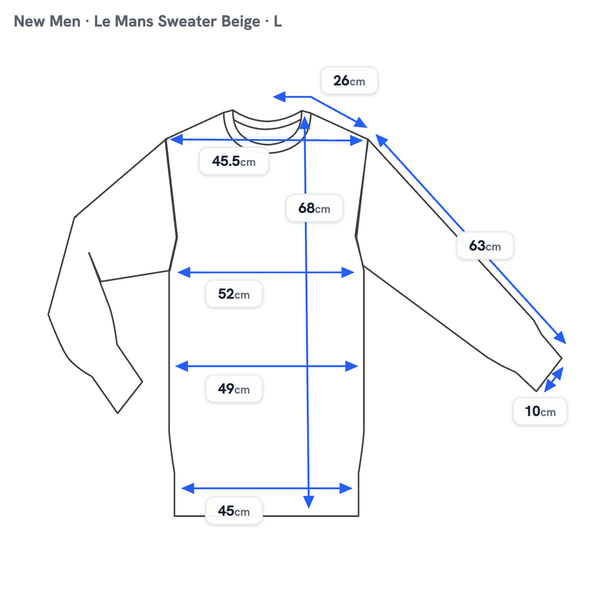 CARLABELLE Le Mans Sweater Beige
