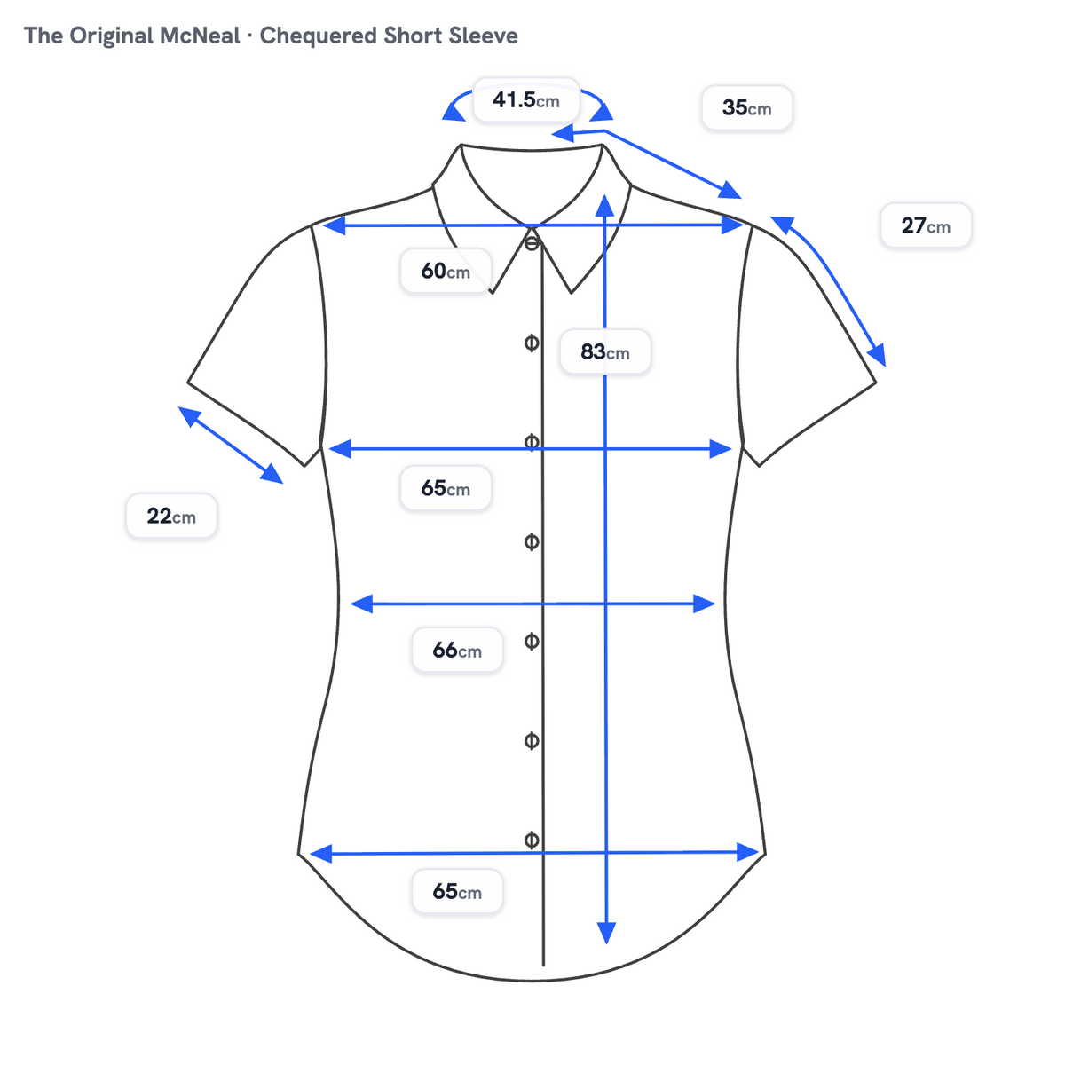 CARLABELLE Chequered Flag Short Sleeve Shirt
