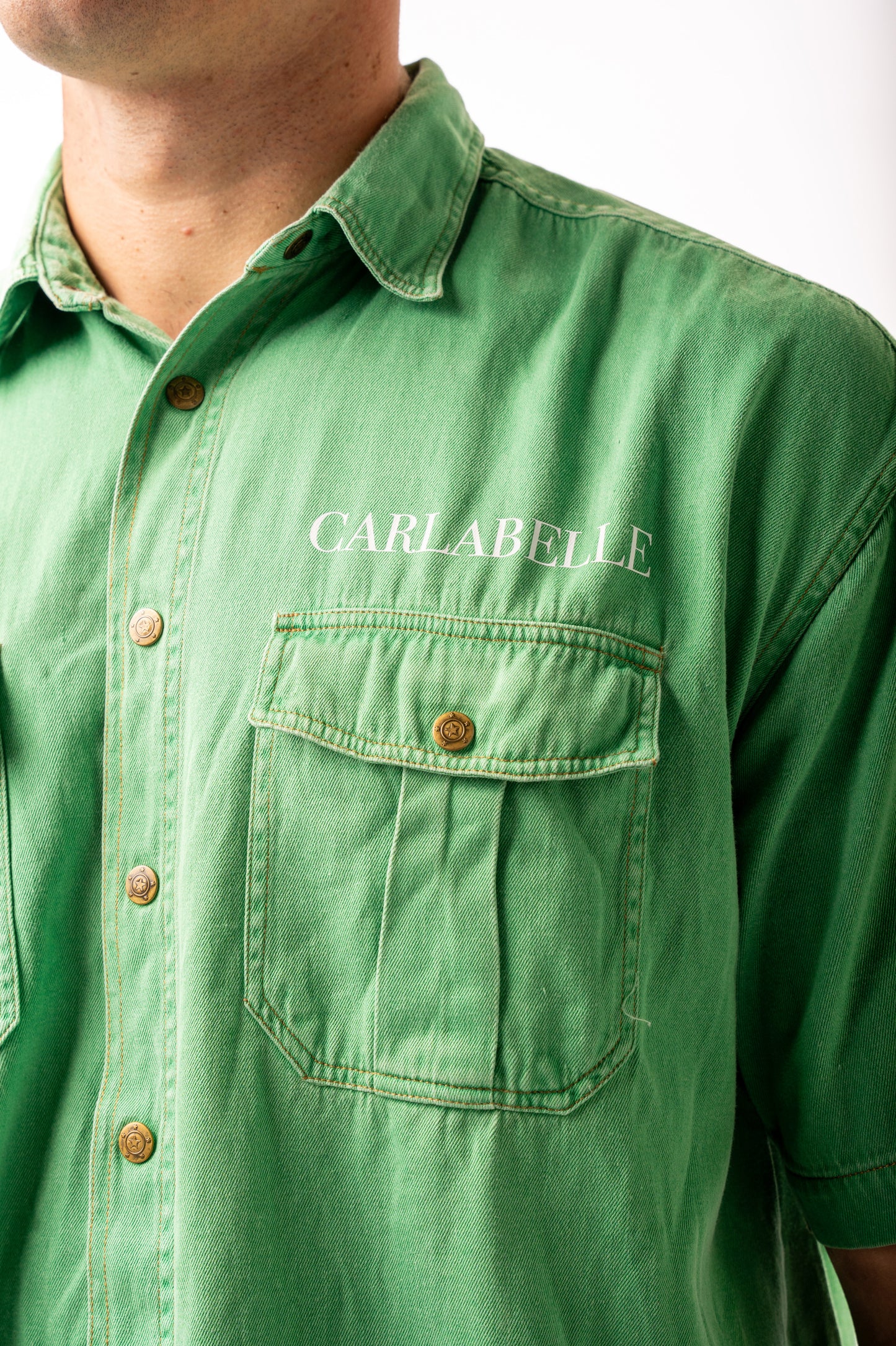 CARLABELLE Chequered Flag Short Sleeve Shirt