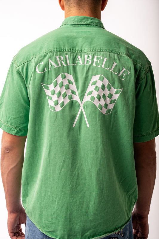 CARLABELLE Chequered Flag Short Sleeve Shirt