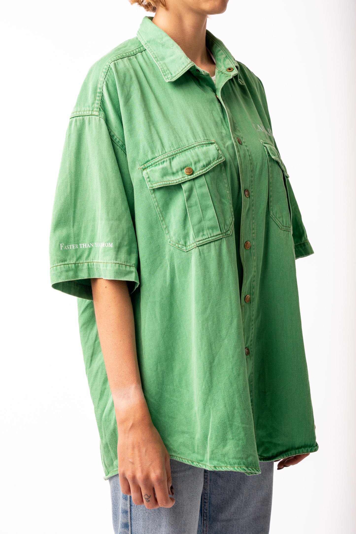 CARLABELLE Chequered Flag Short Sleeve Shirt