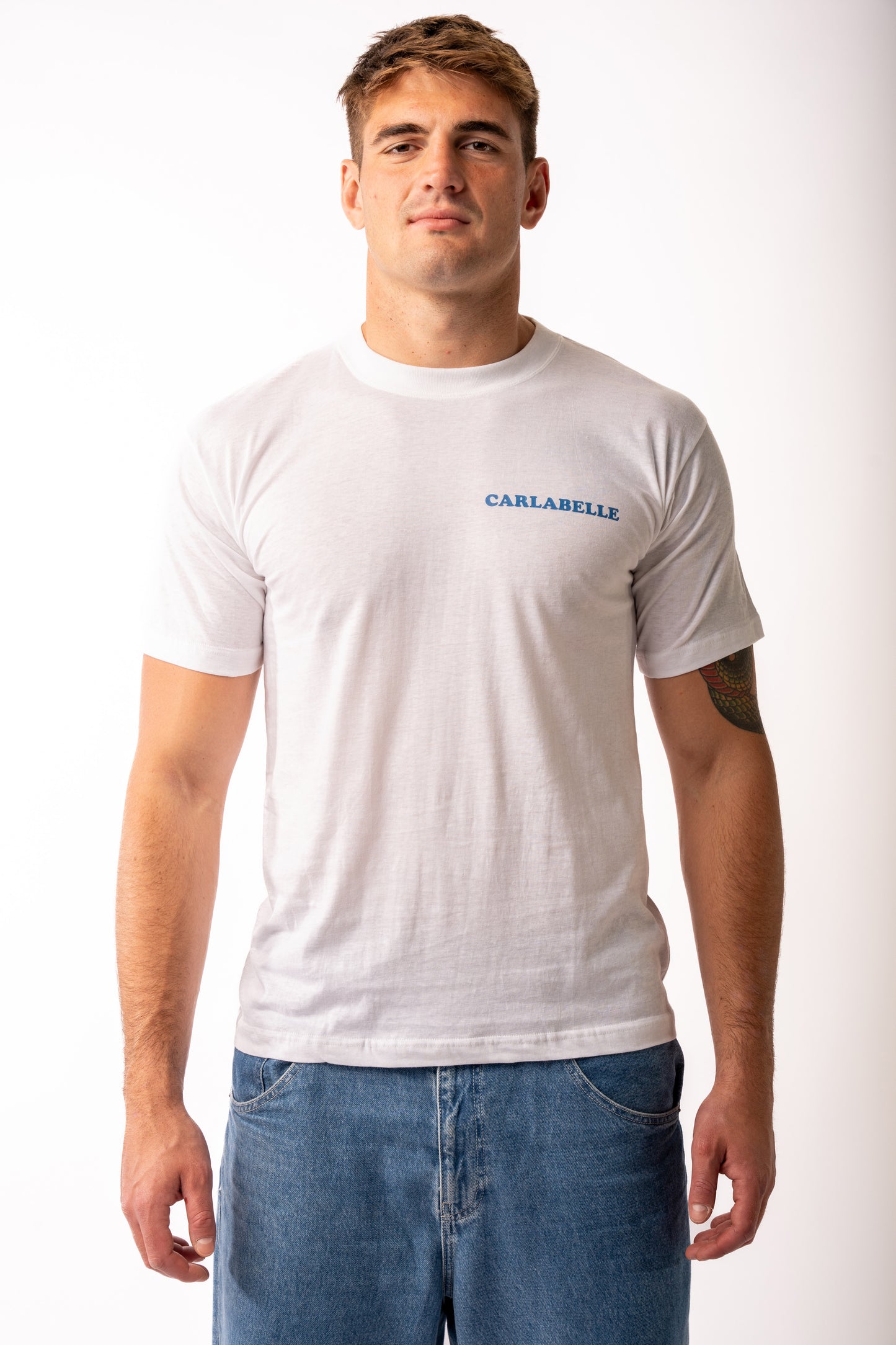 CARLABELLE Racing White T-Shirt