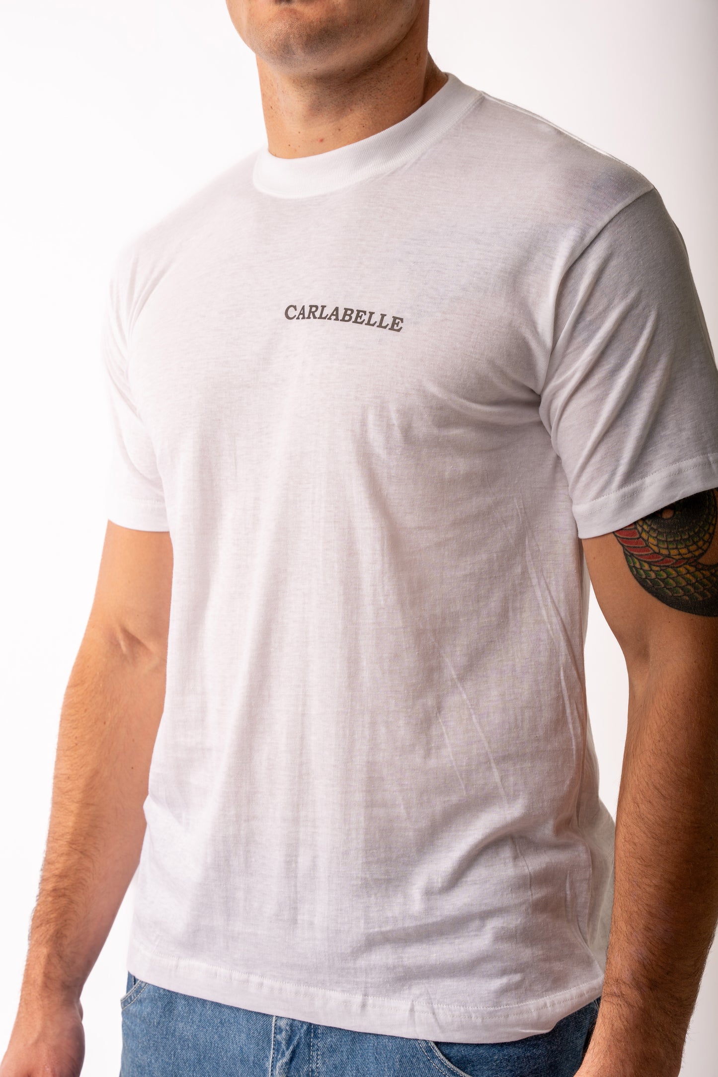 CARLABELLE Racing is Life T-Shirt White
