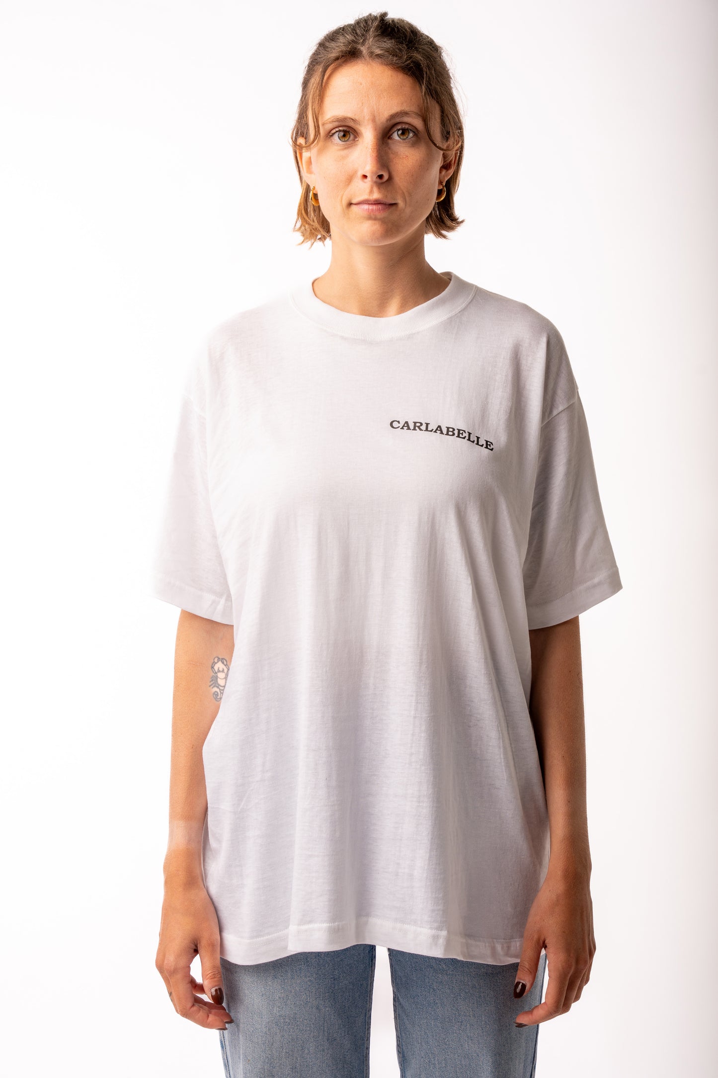 CARLABELLE Racing is Life T-Shirt White