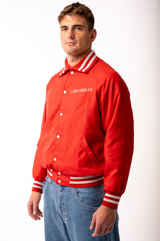 CARLABELLE Chequered Flag Varsity Jacket