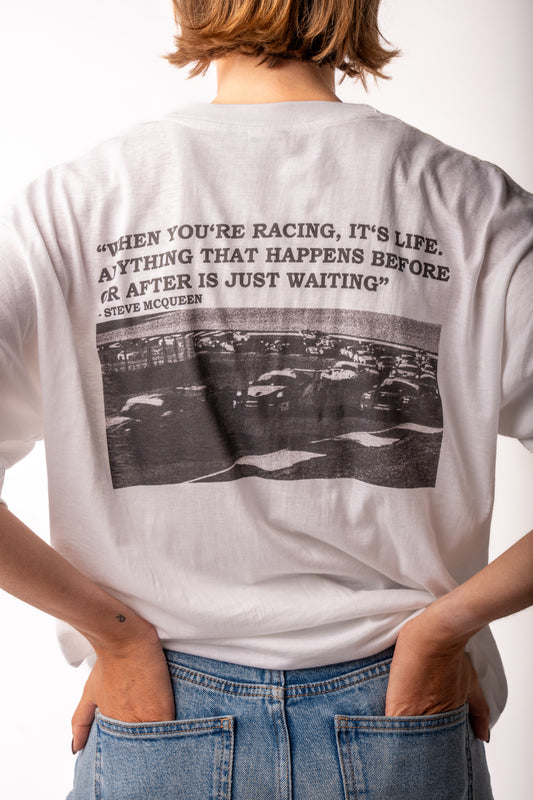 CARLABELLE Racing is Life T-Shirt White