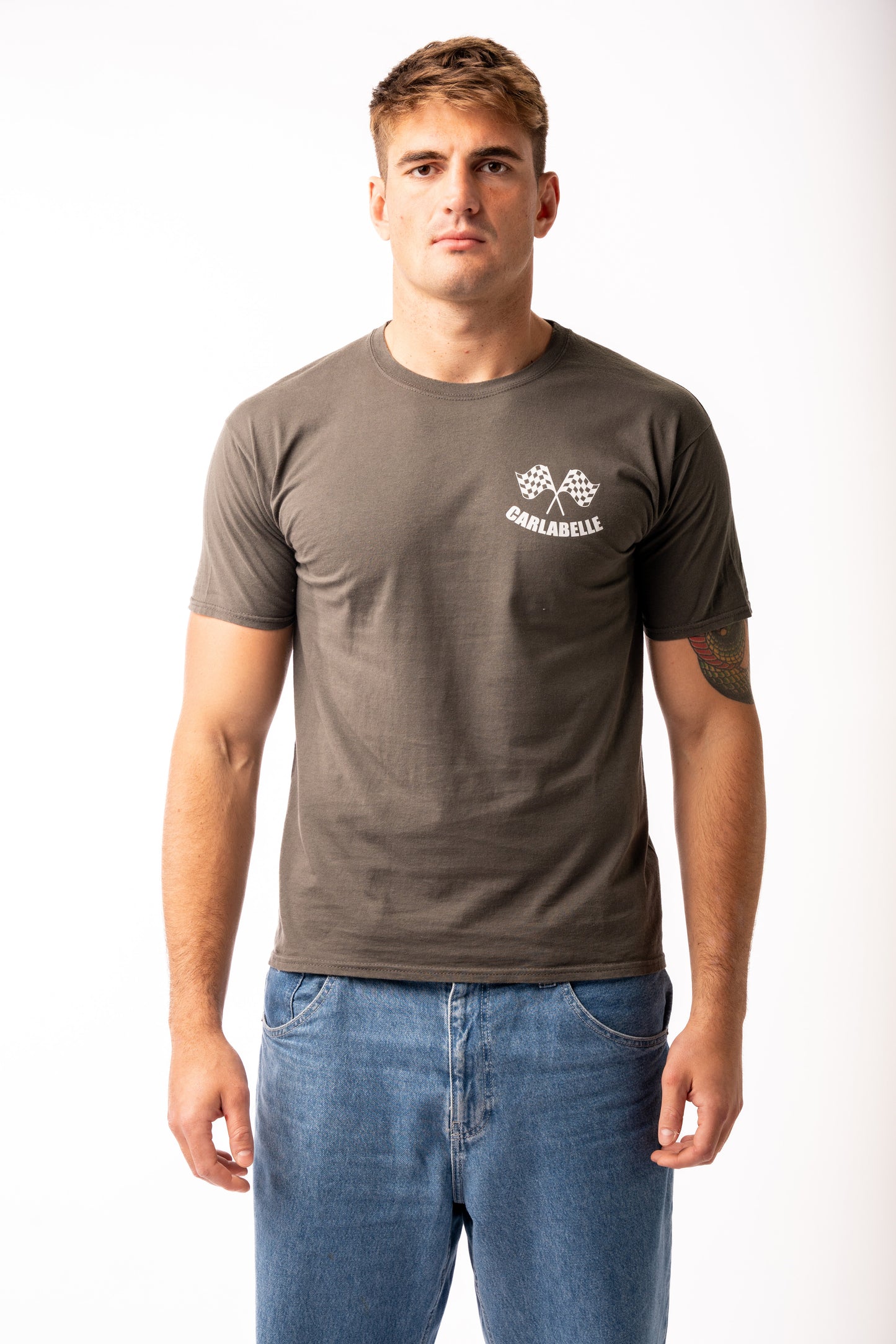 CARLABELLE Italian Victory T-Shirt Brown