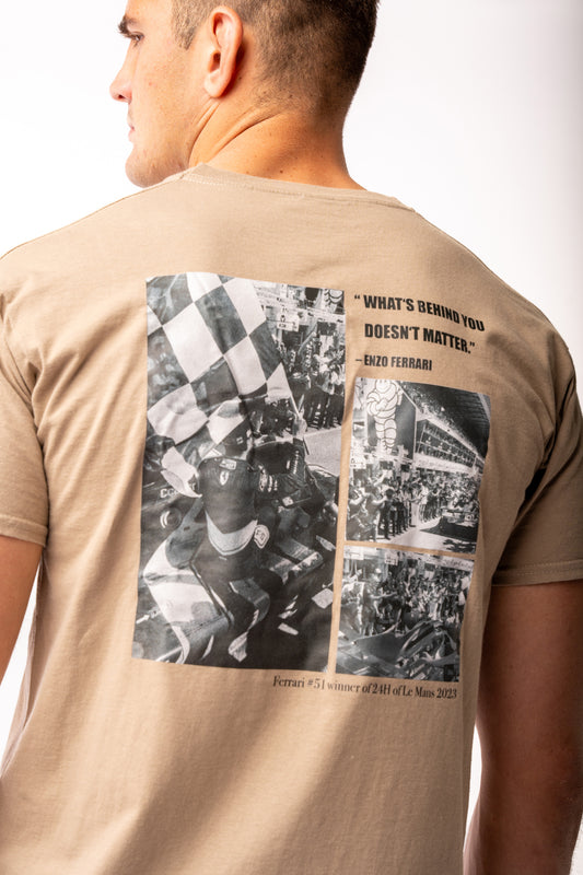 CARLABELLE Italian Victory T-Shirt Beige