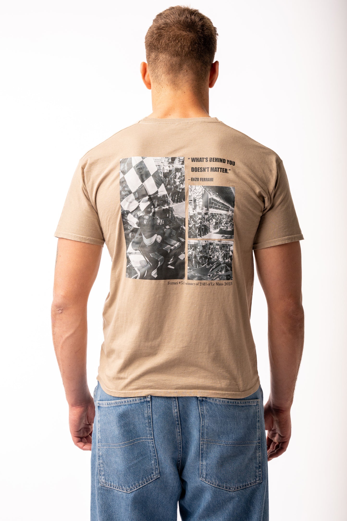 CARLABELLE Italian Victory T-Shirt Beige