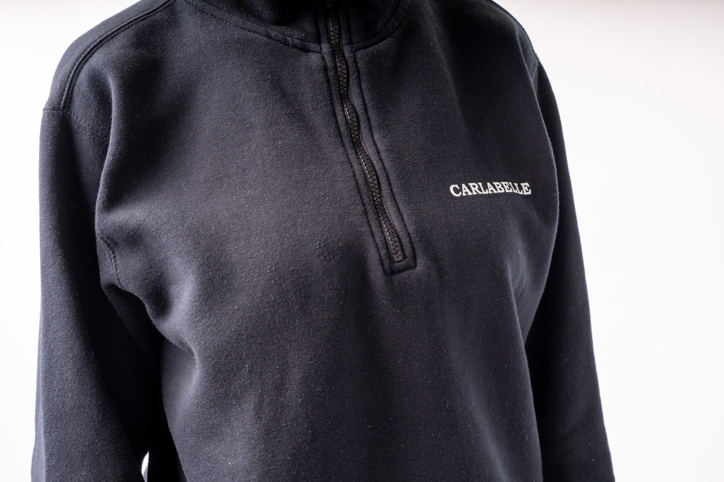 CARLABELLE Racing is Life Quarter Zip Sweater
