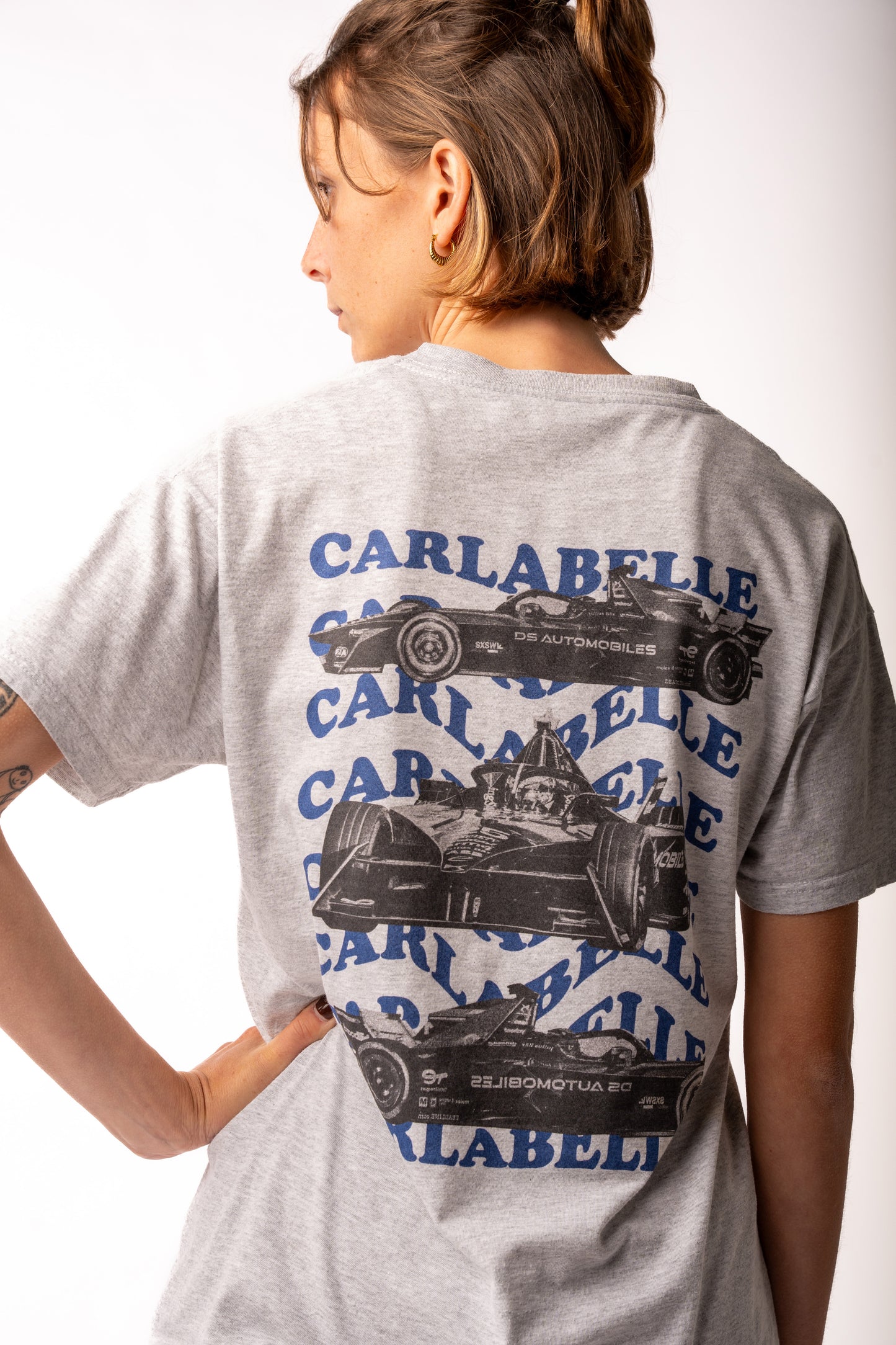 CARLABELLE Racing Grey T-Shirt
