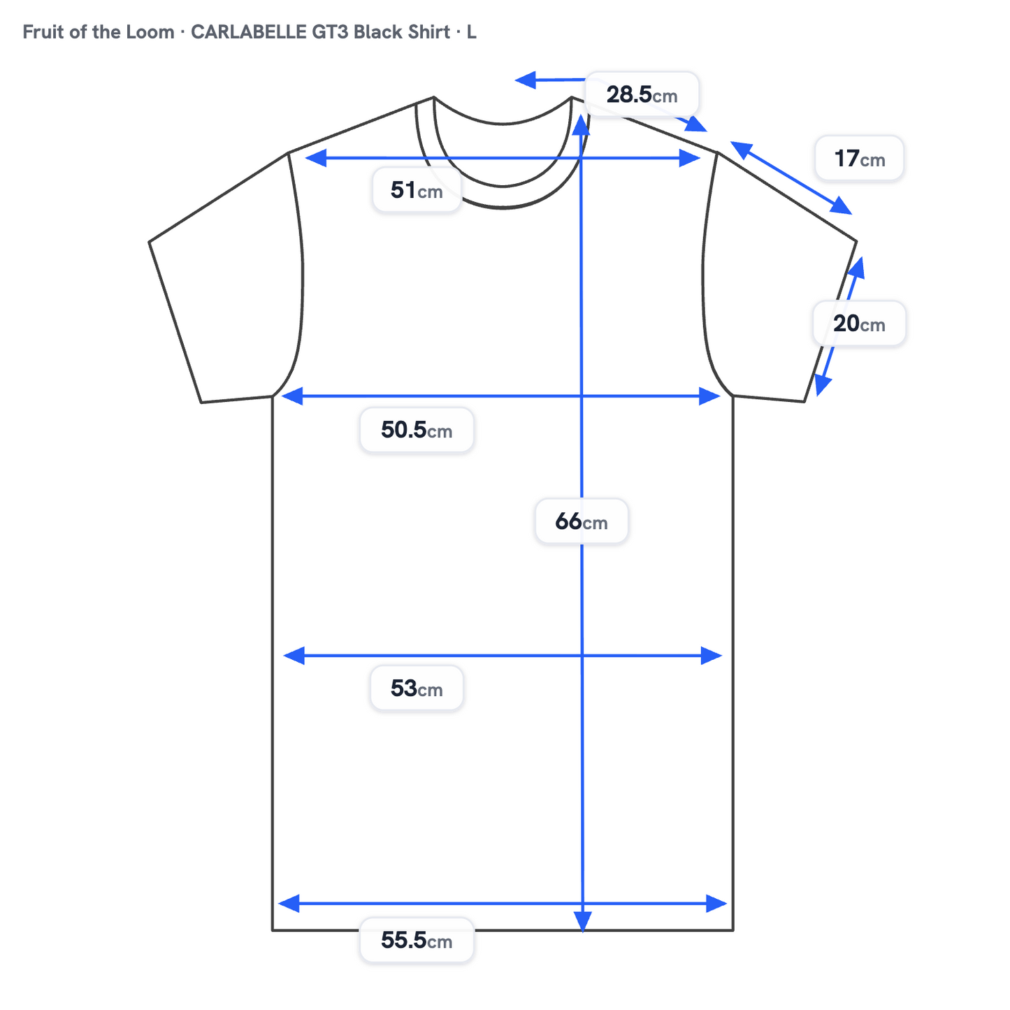 CARLABELLE GT3 Black T-Shirt