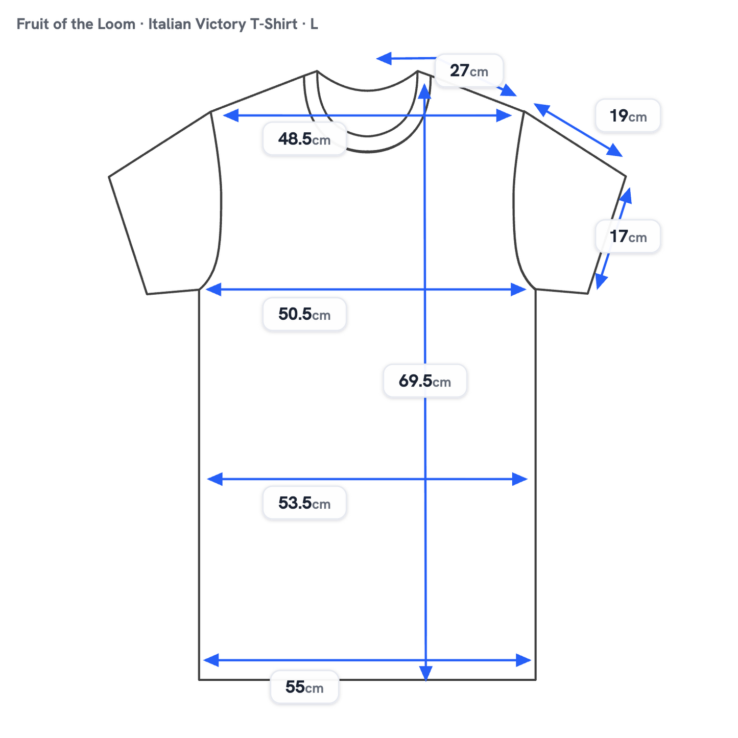 CARLABELLE Italian Victory T-Shirt Black